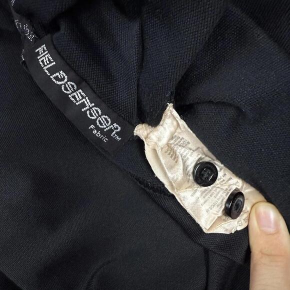 J.Lindeberg Future Sports Polo Shirt Black Sz XL Retro Tech Piping Two Pockets - Picture 7 of 11